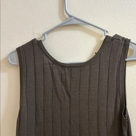AVA Brown Sleeveless Tank Top* - Picture 6 of 7